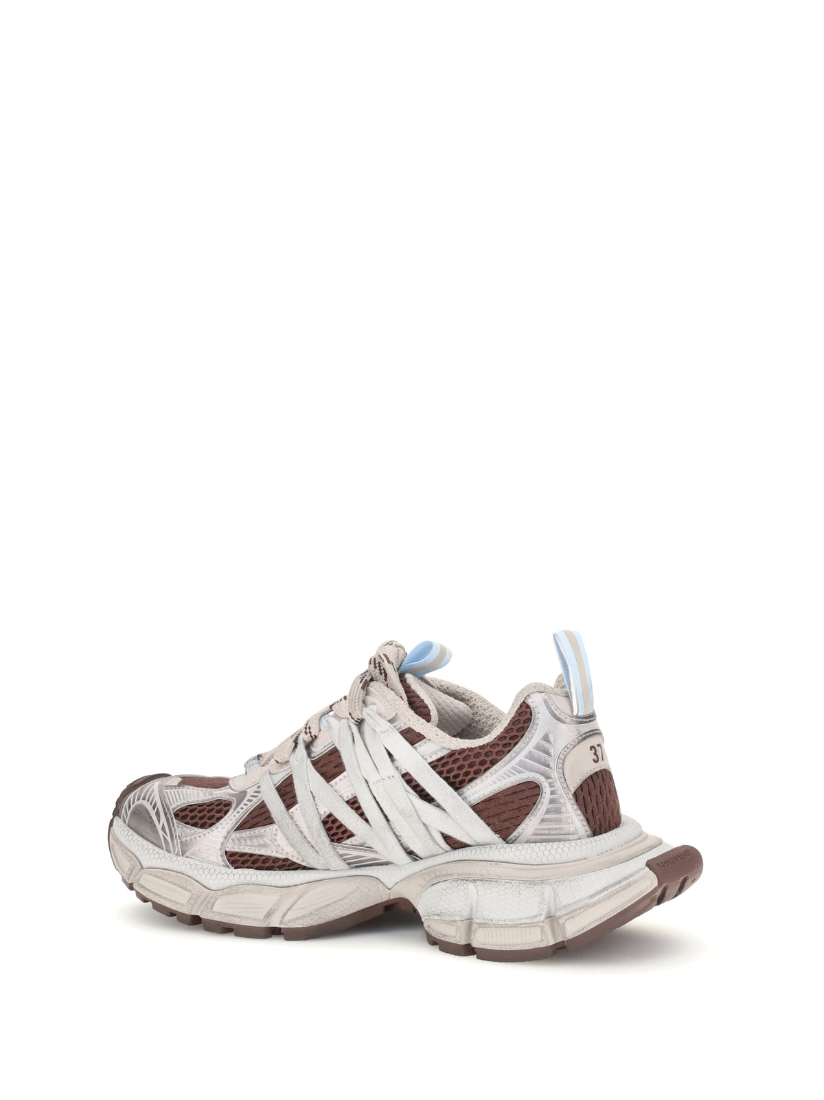 Balenciaga 3XL Interlace Sneakers - Brown/Beige/Blue