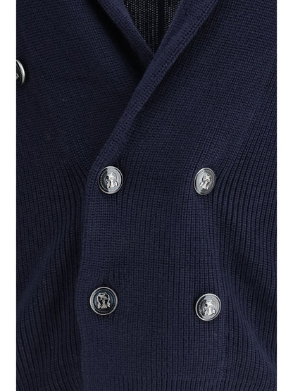 BRUNELLO CUCINELLI Cardigan with a shawl collar