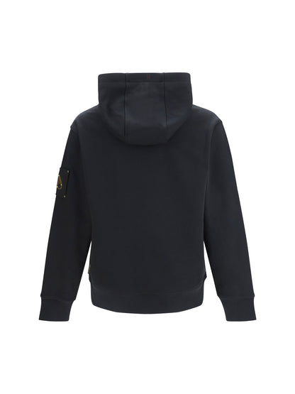 Moose Knuckles Hartsfield Gold Series Zip Up Hoodie - Black