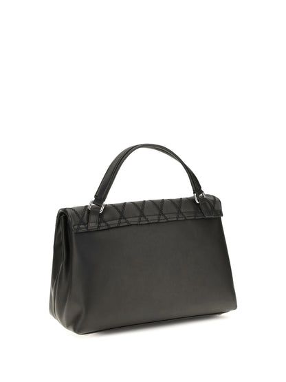 Zanellato Postina Tramè leather Top Handle Bag - Black Riso Venere