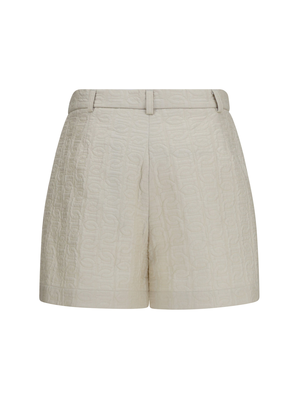 Moncler Logo Shorts - Light Beige