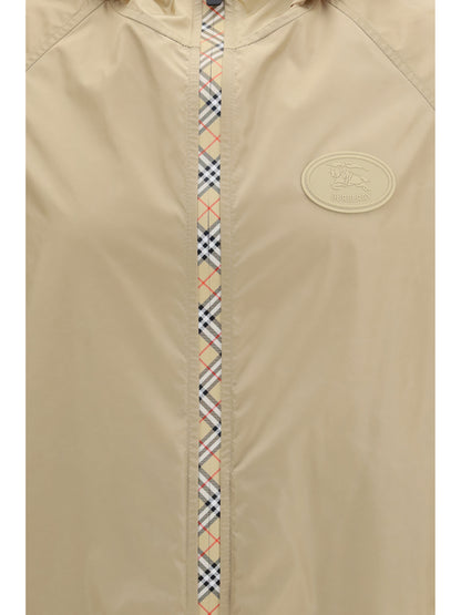 Burberry nylon Hooded Jacket - Flax
