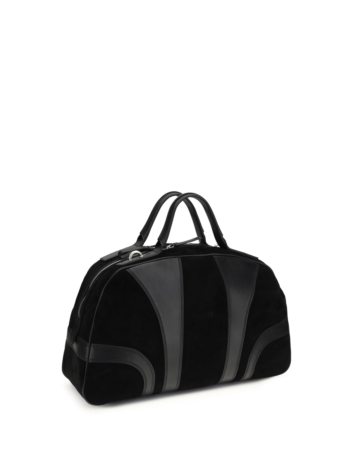 Dries Van Noten Leather Travel Bag - Black