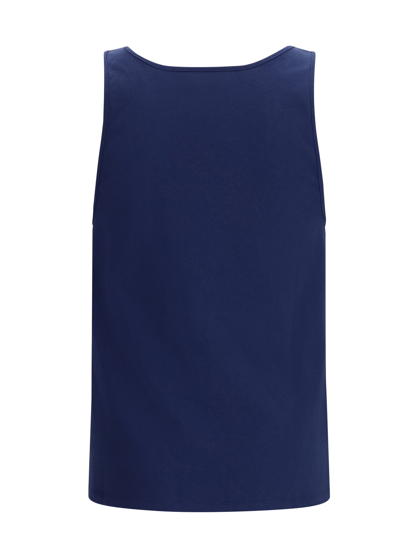 SAINT LAURENT Cassandre Tank Top in cotton with YSL Monogram