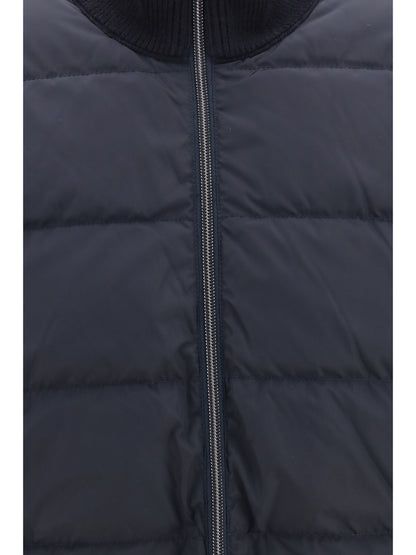 Herno Padded Cardigan - Blue Dark