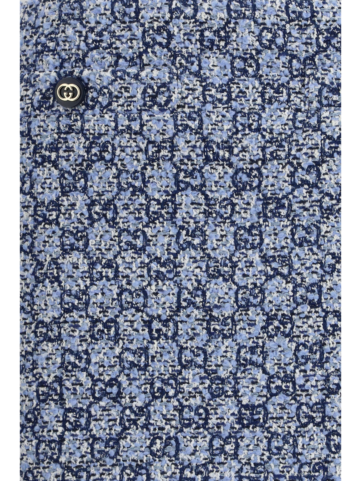 Gucci GG Tweed Skirt - Blue/Azure/Mc