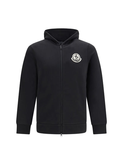 Moncler Hoodie with logo - Black
