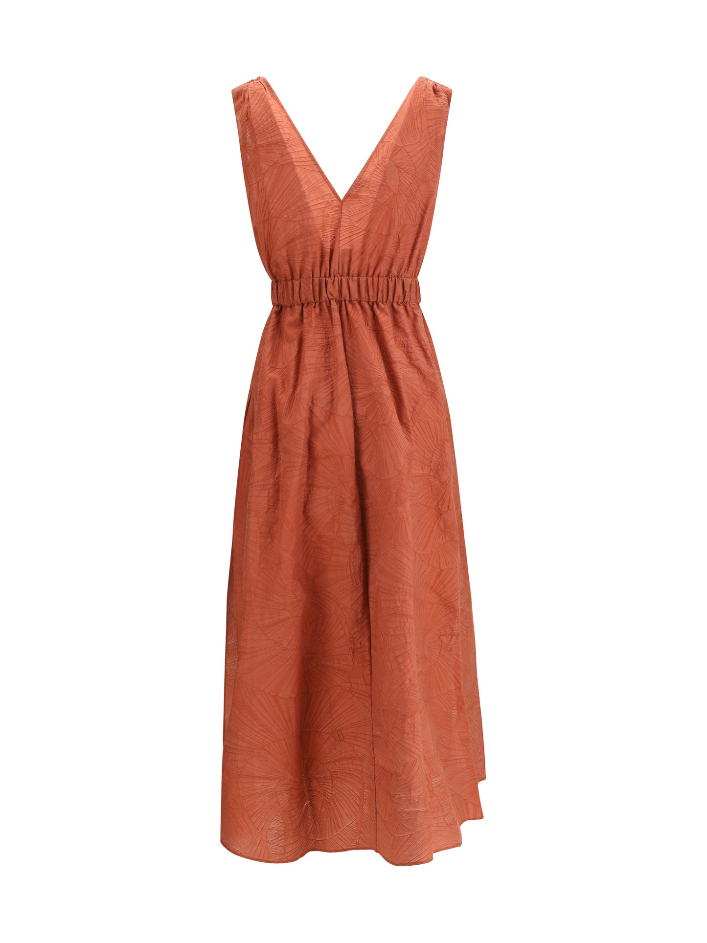 BRUNELLO CUCINELLI Midi Dress with floral motif
