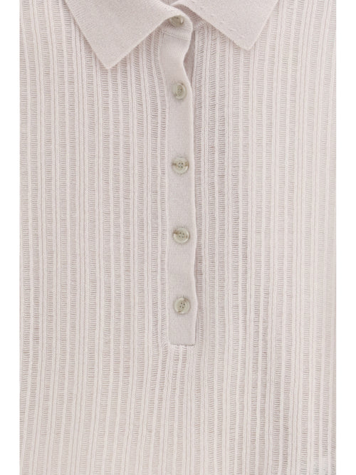 Allude Polo-neck short-sleeve Sweater - 80