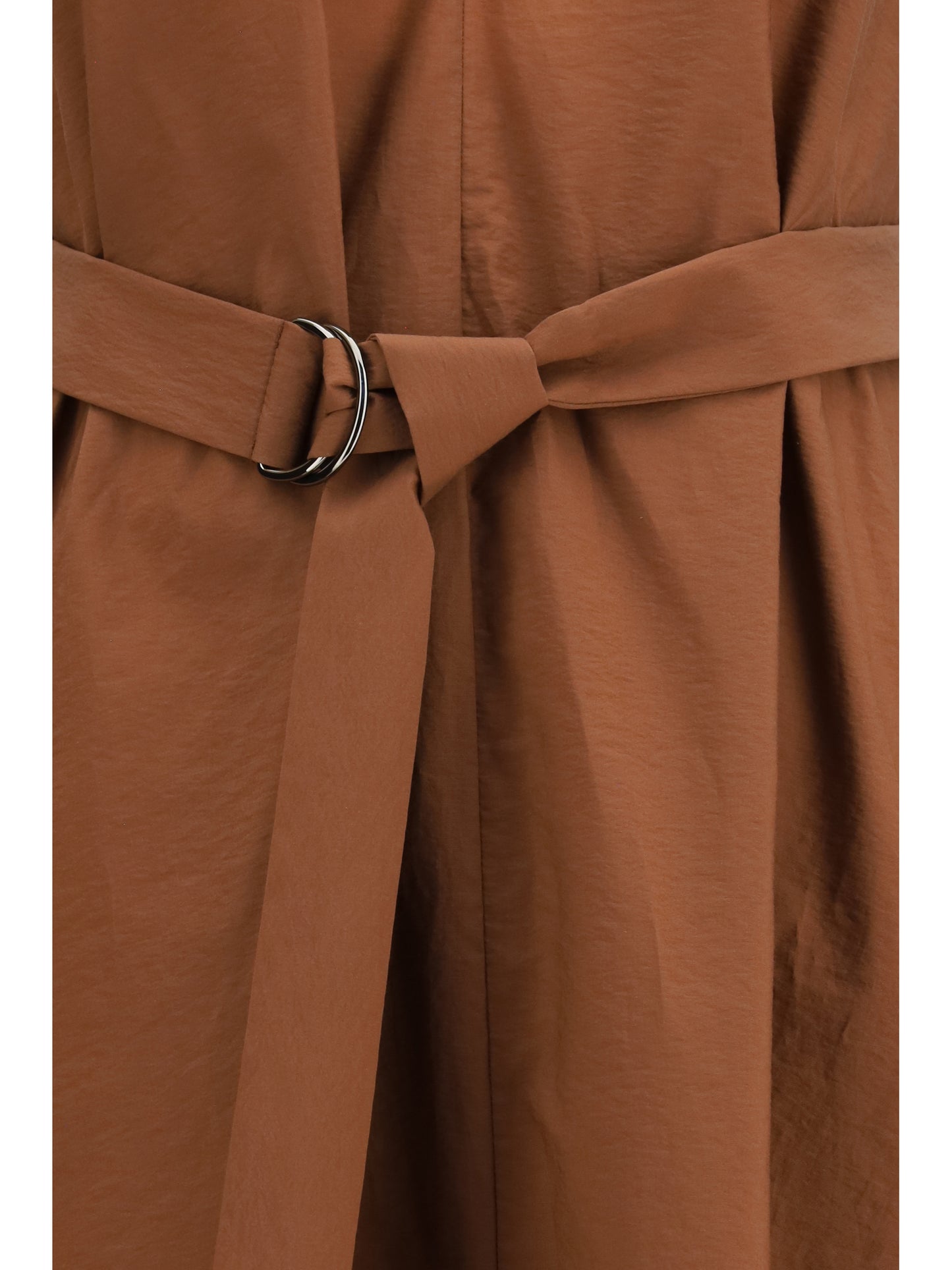 BRUNELLO CUCINELLI Cotton poplin Dress Precious Shoulder Detail