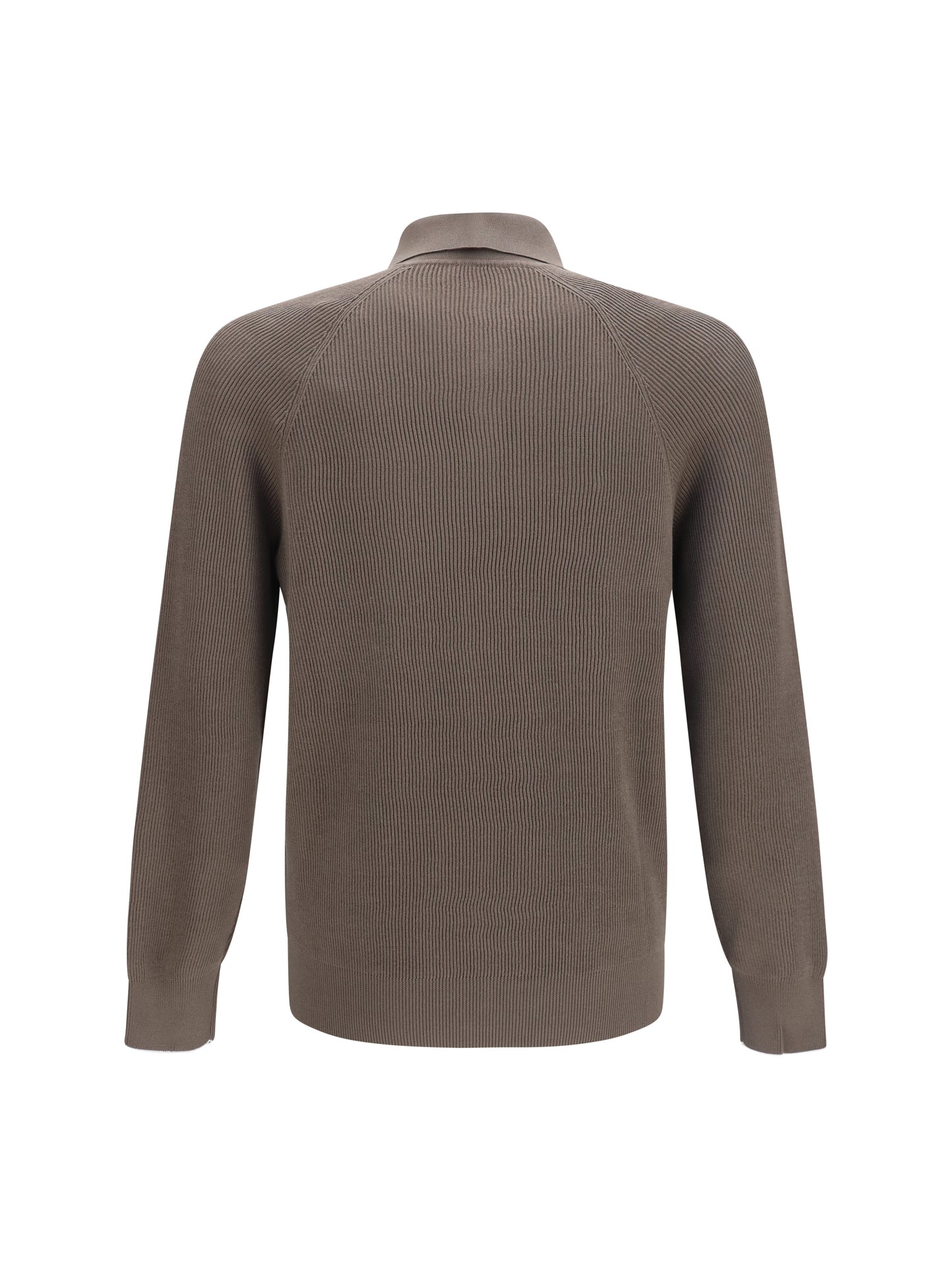BRUNELLO CUCINELLI Long-sleeve knit Polo Shirt