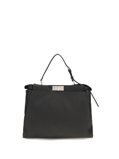 Fendi My Peekaboo large Shoulder Bag - Nero+Moro