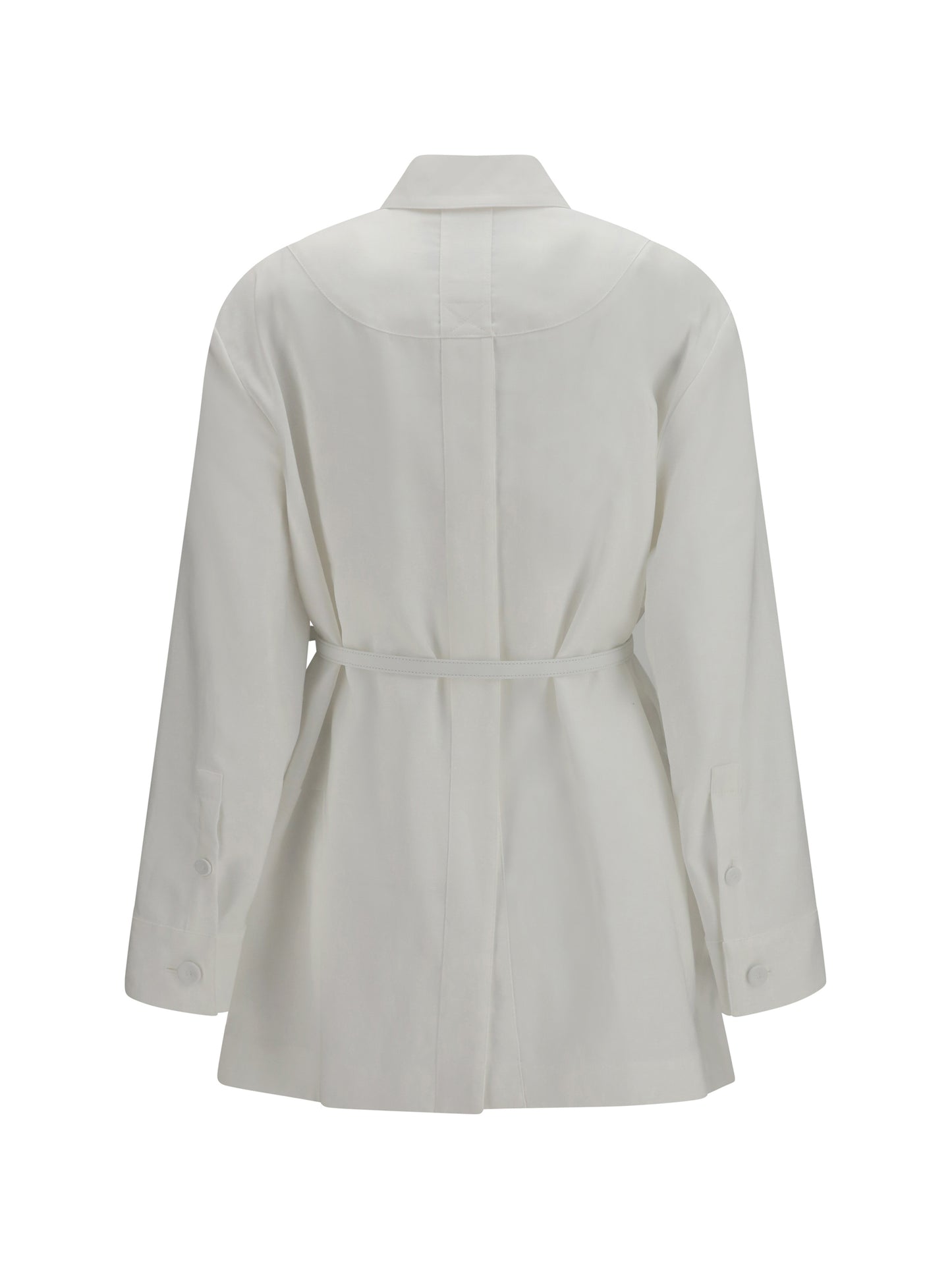 FENDI Linen and cotton belted Jacket
