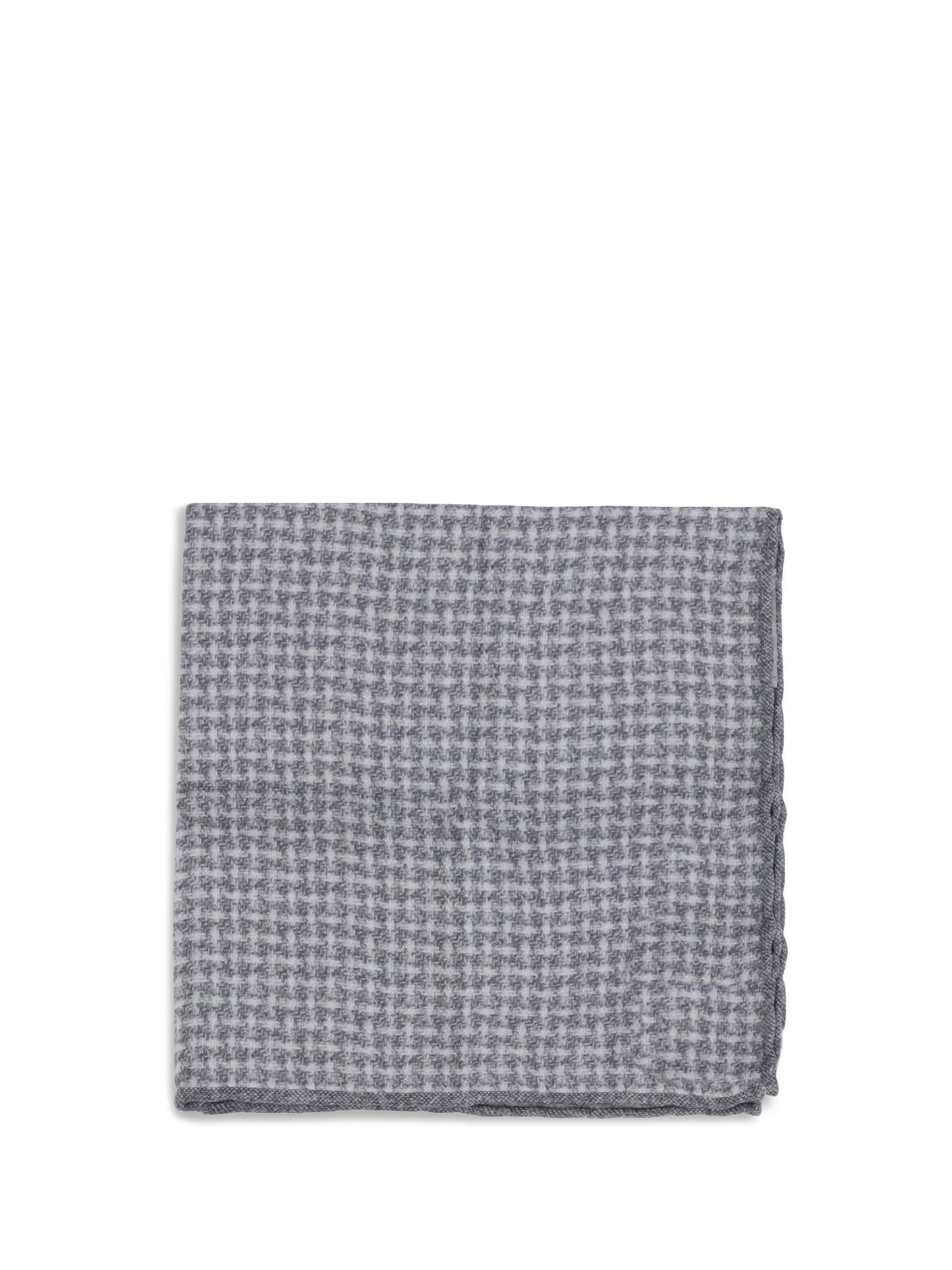 BRUNELLO CUCINELLI Silk Pocket Square with woven design
