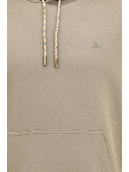 Burberry Check Hoodie with drawstrings - Finch Brown
