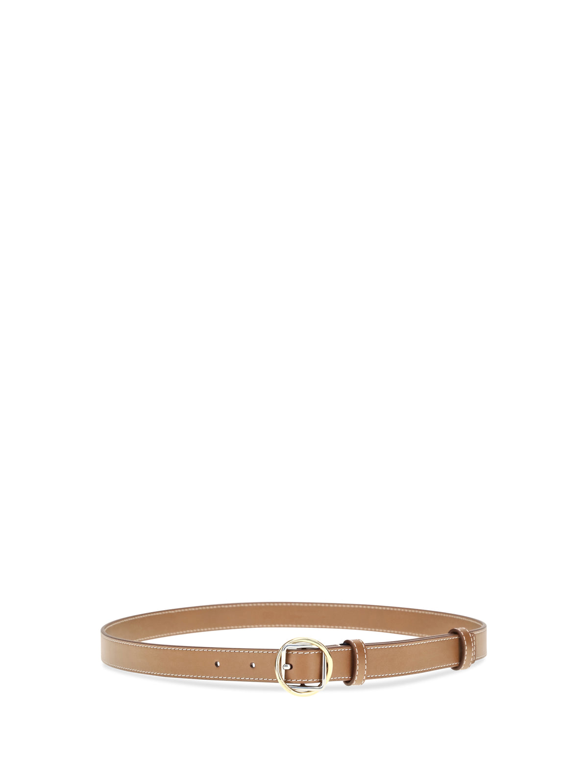 Jacquemus Salon slim leather Belt - Light Brown 2