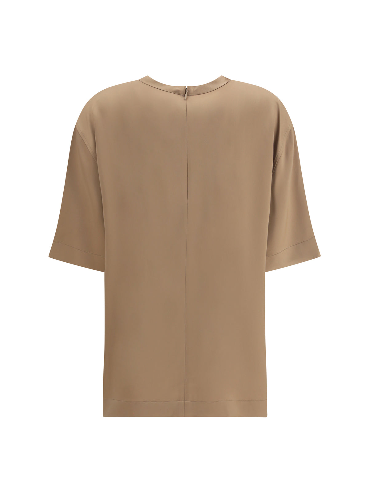 Toteme Satin T-shirt - Latte