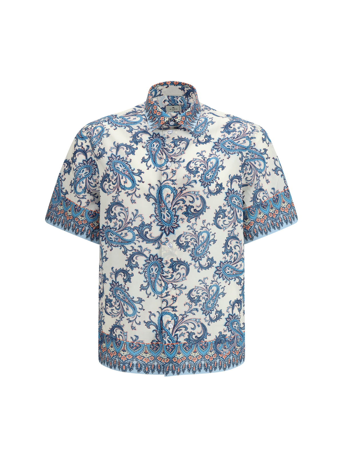 Etro Cotton Shirt with floral and paisley motif - X0880