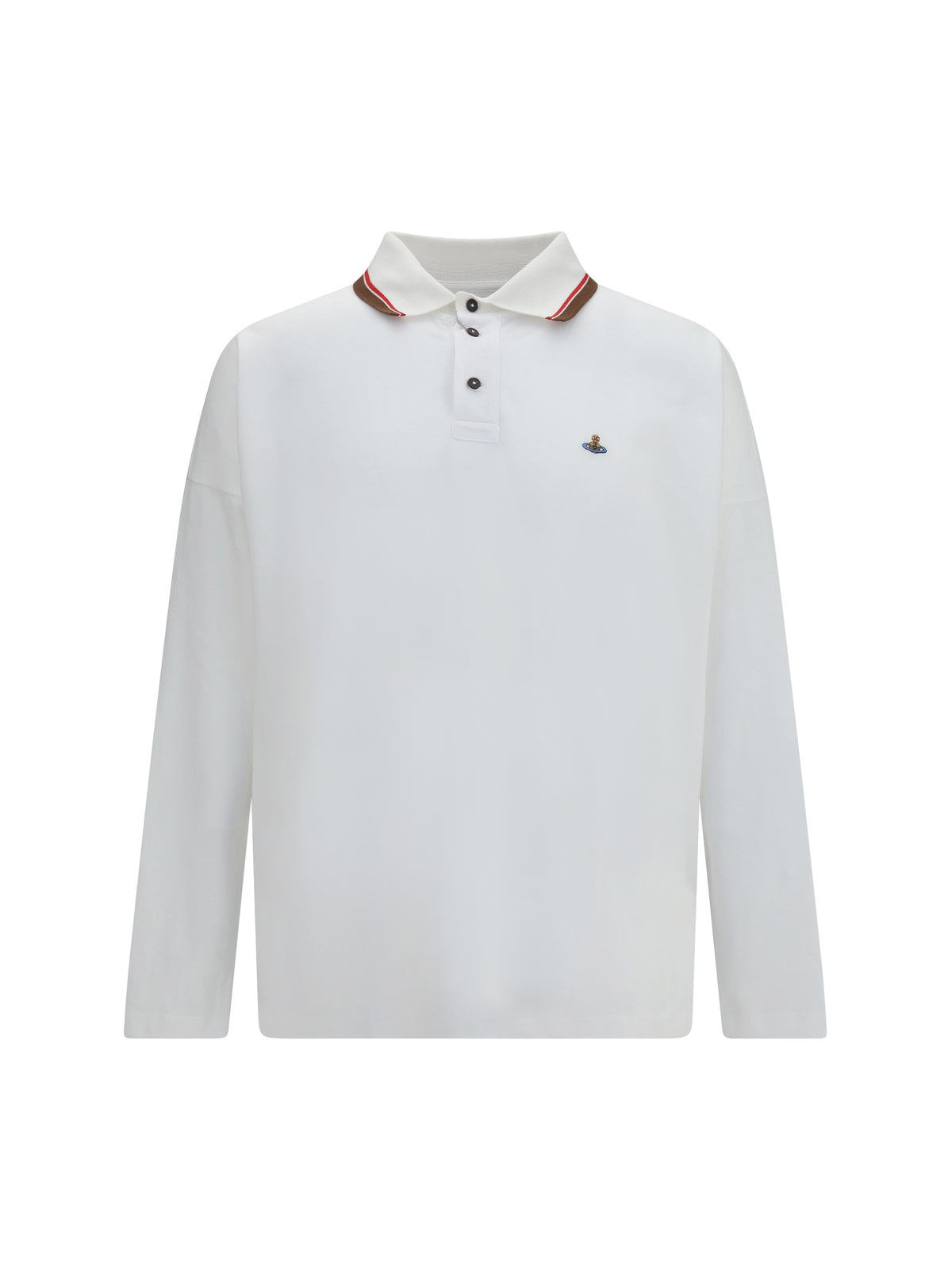 Vivienne Westwood Oversized long-sleeve Polo - White