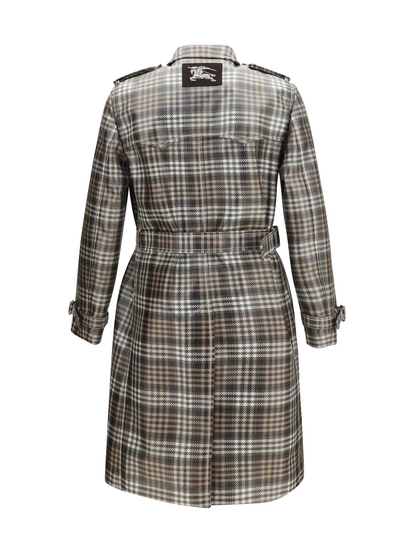 BURBERRY Double-breasted Foxfield madras Trench