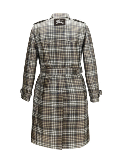 BURBERRY Double-breasted Foxfield madras Trench