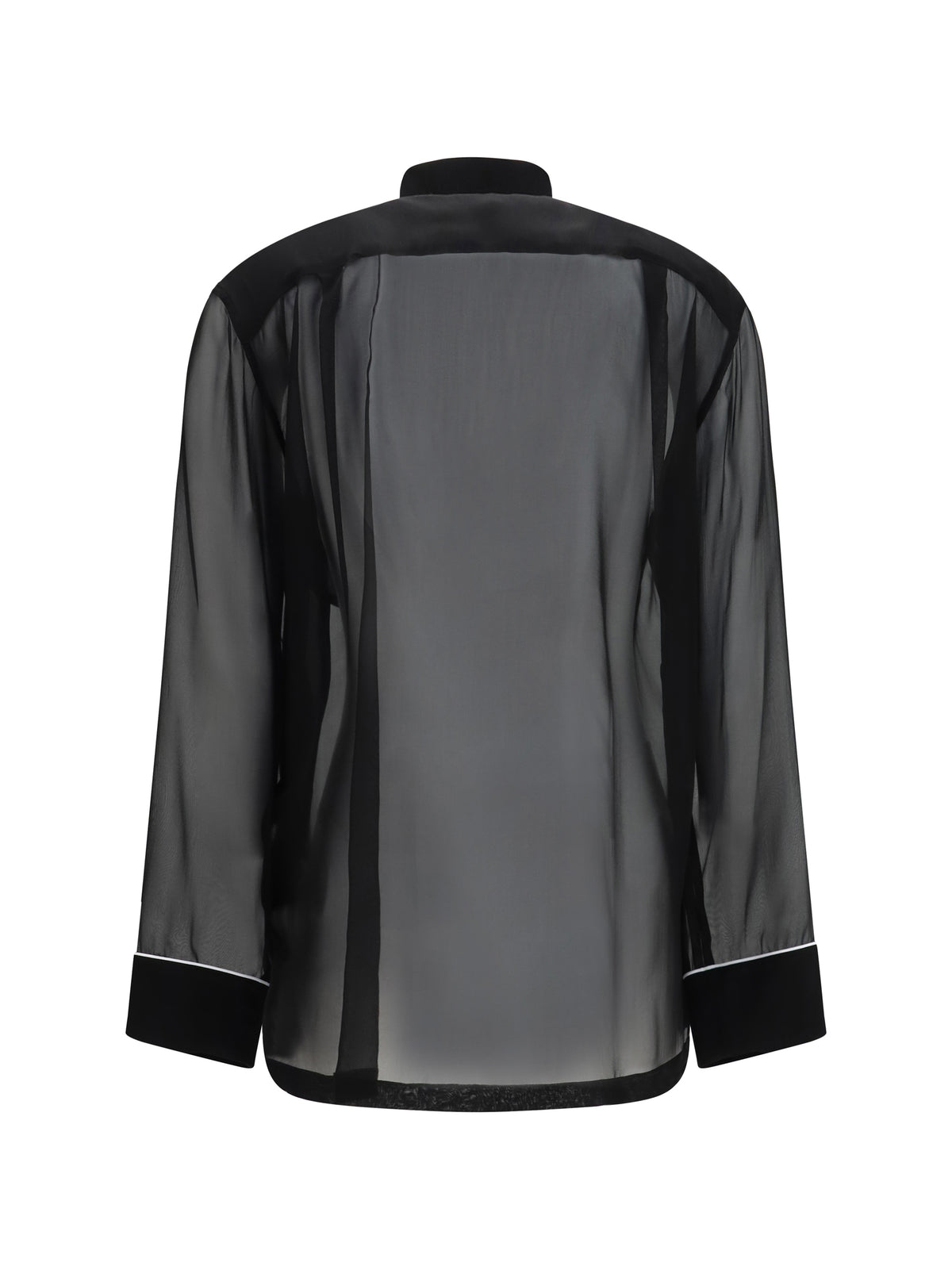 Dolce & Gabbana Chiffon Shirt - Black