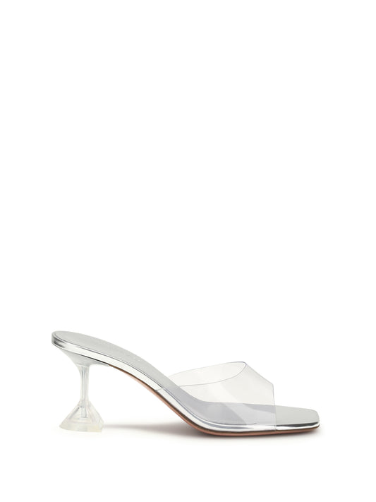 AMINA MUADDI Lupita Glass Sandals
