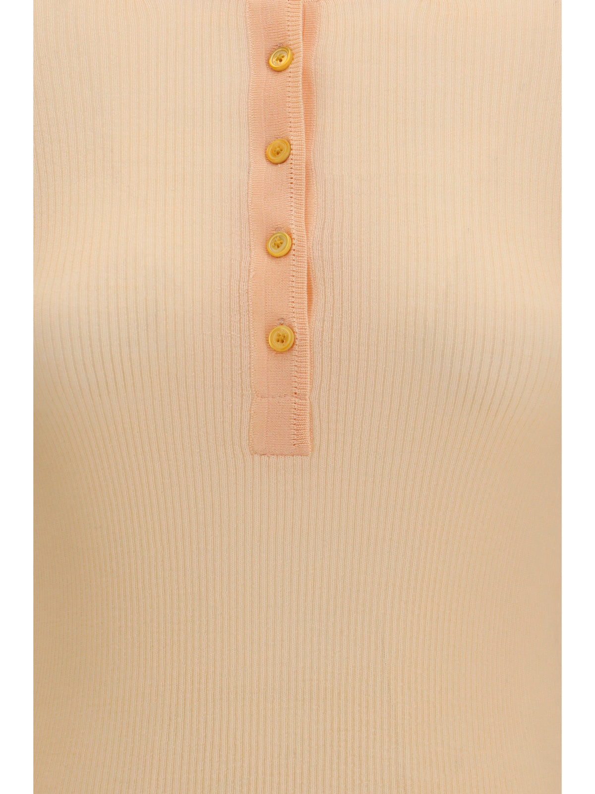 Chloé Ribbed wool Sweater - Bleached Orange