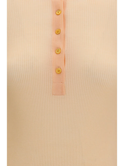 Chloé Ribbed wool Sweater - Bleached Orange