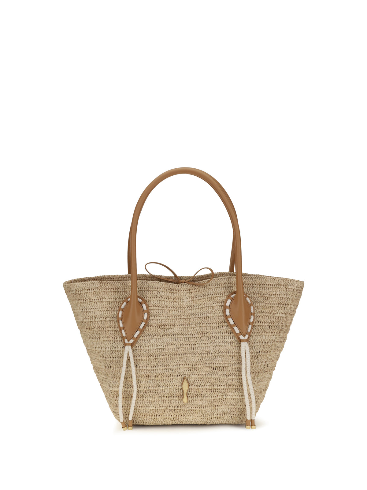 Christian Louboutin Large Venus Basket Shoulder Bag - Natural/Leather