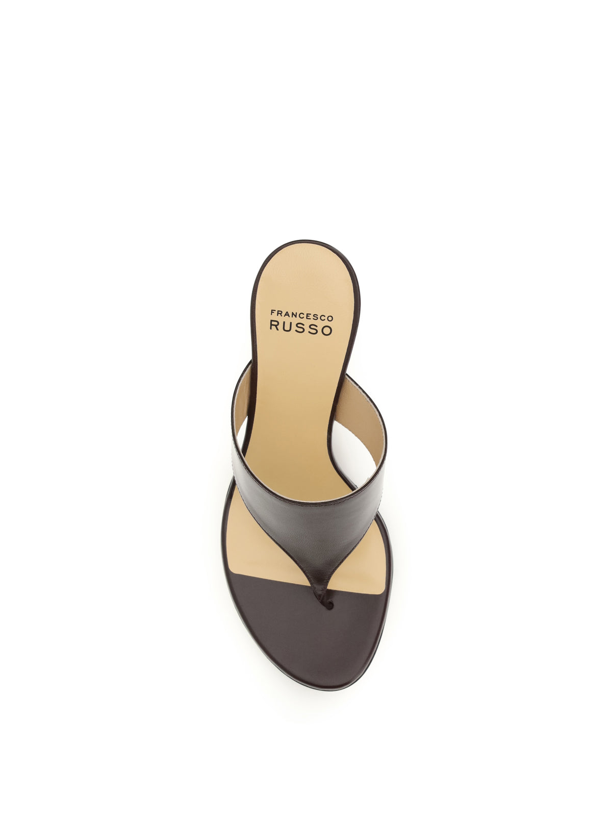 Francesco Russo Thong Sandals - Burgundy