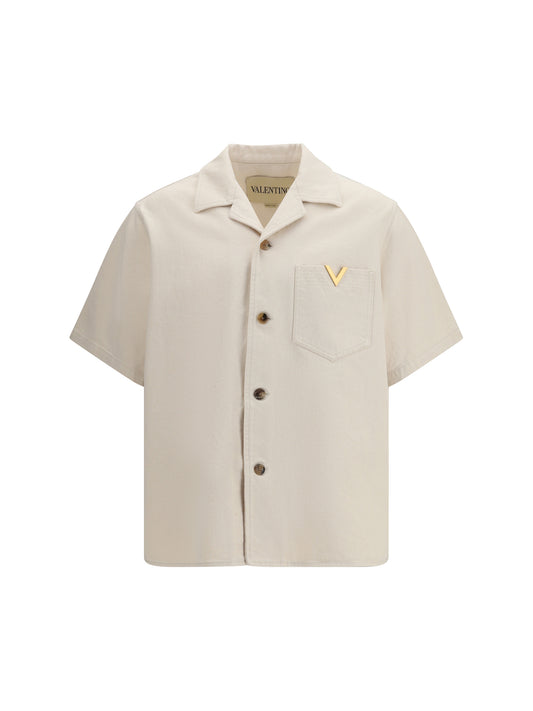 VALENTINO Signature Vlogo Bowling Shirt