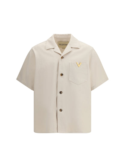 VALENTINO Signature Vlogo Bowling Shirt
