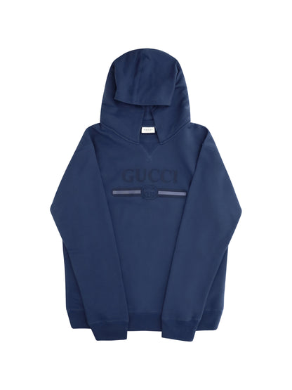Gucci Cotton Hooded Sweatshirt for Boy - Brilliant Petroleum