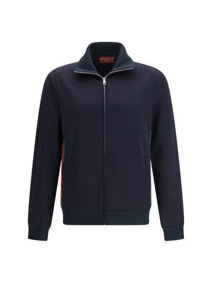 Gucci Technical jersey zip-up Jacket - Ink/Mix