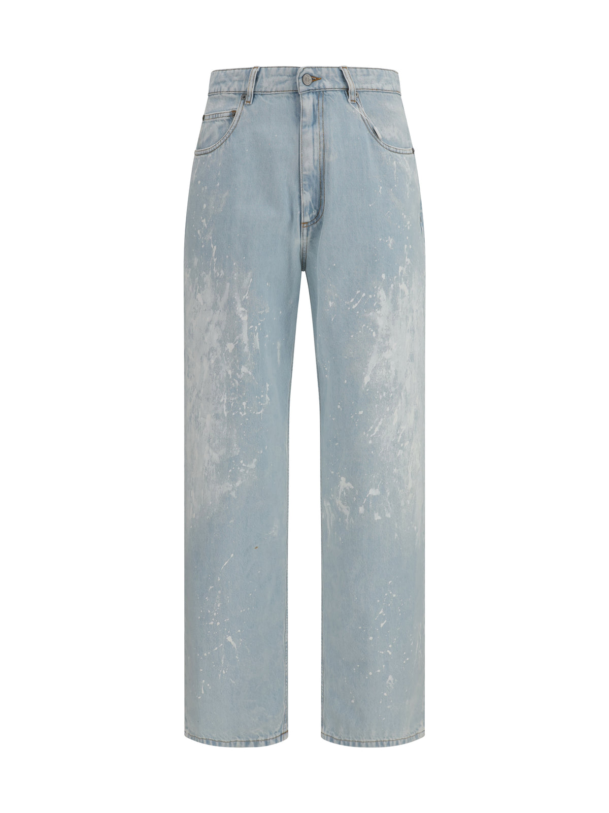 MM6 Maison Margiela Splatter effect Jeans - Light Blue