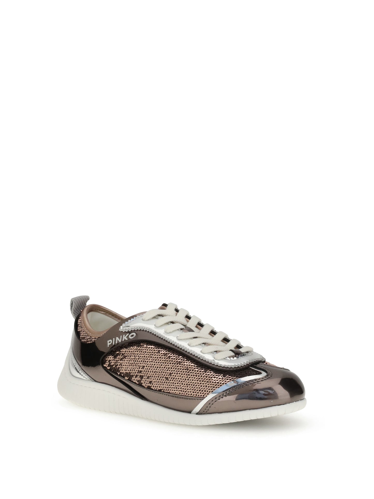 PINKO Sequined mirror fabric Reby 10 Sneakers