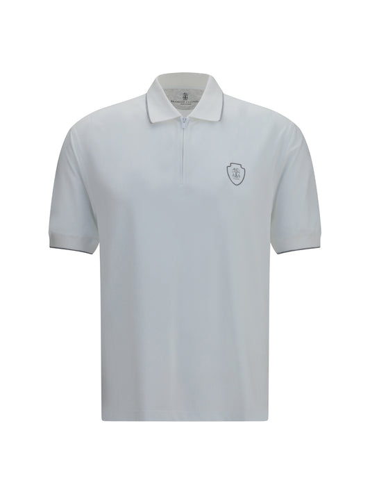 BRUNELLO CUCINELLI Polo with crest