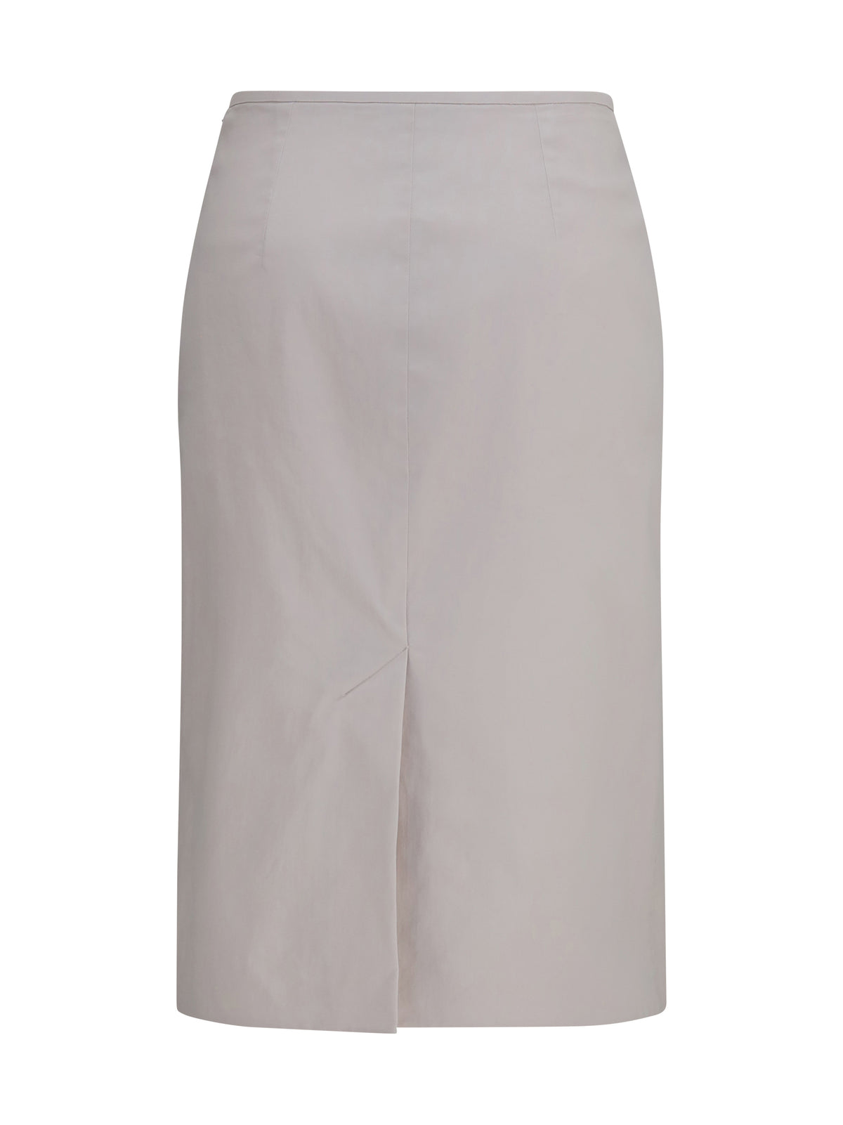 Miu Miu Stretch cotton-blend midi Skirt - Talco