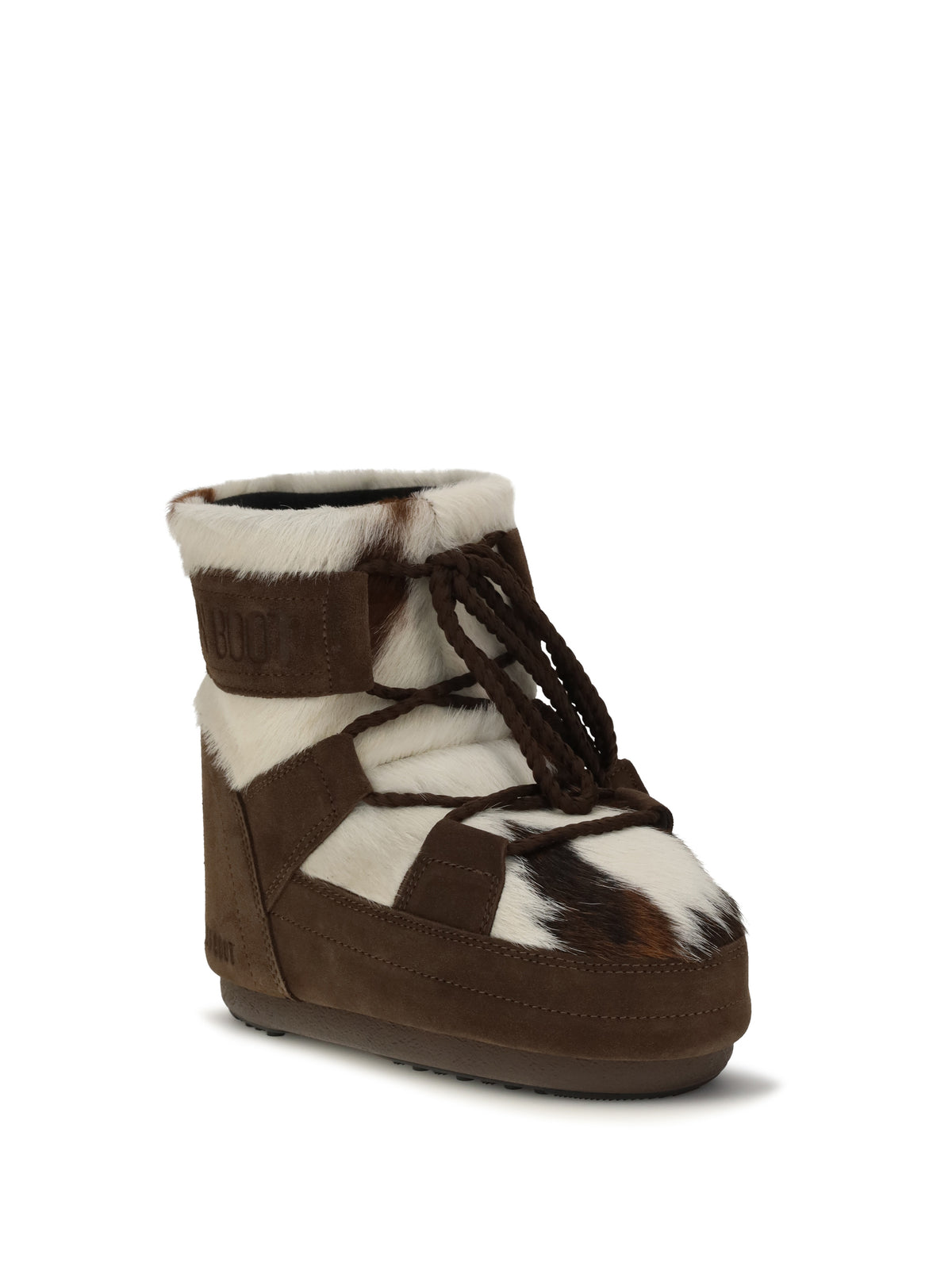 Moon Boot Icon Low Archive 1985 pony-hair Boots - White/Cocoa