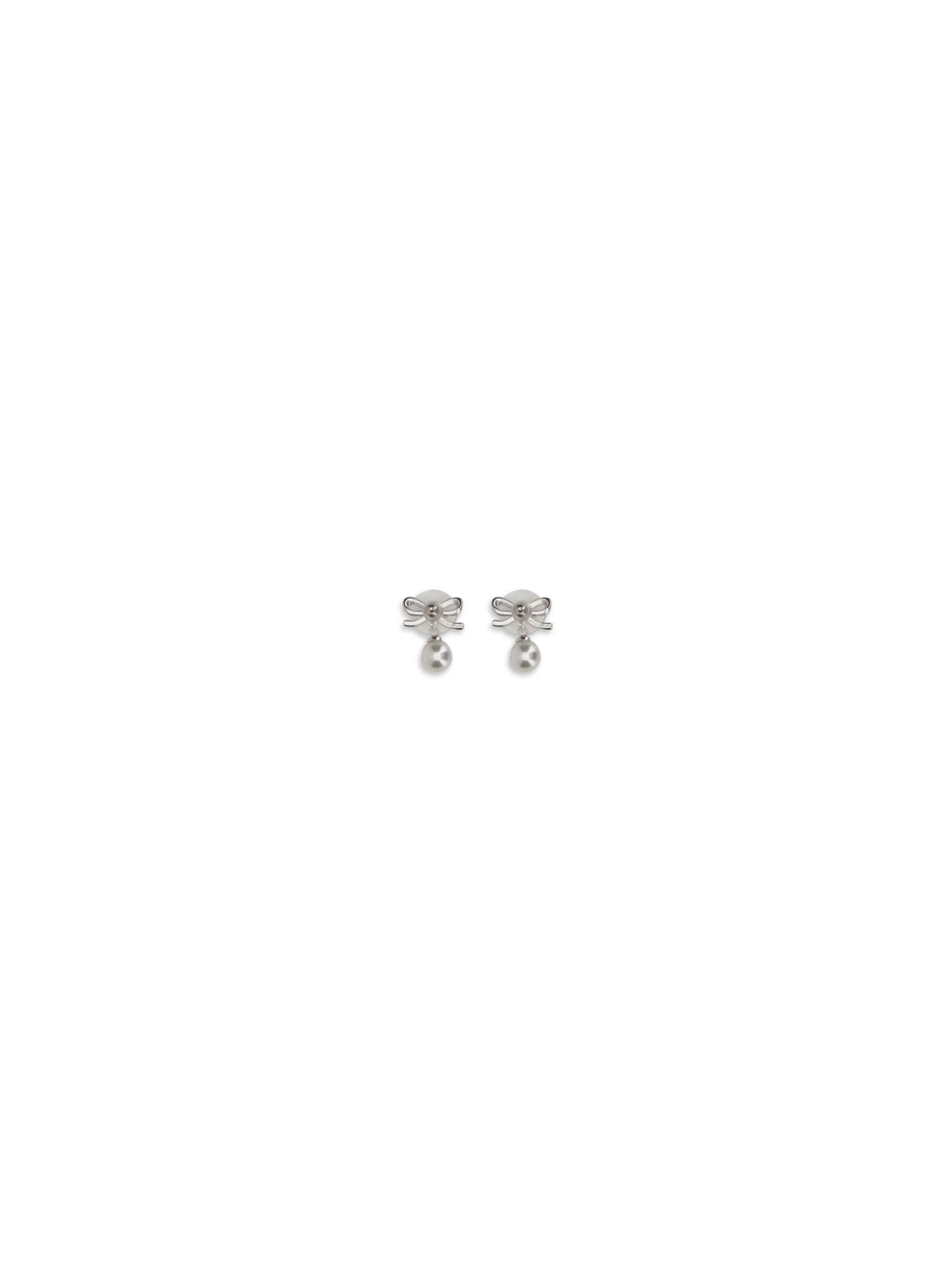 SELF-PORTRAIT Pearl bow Earrings