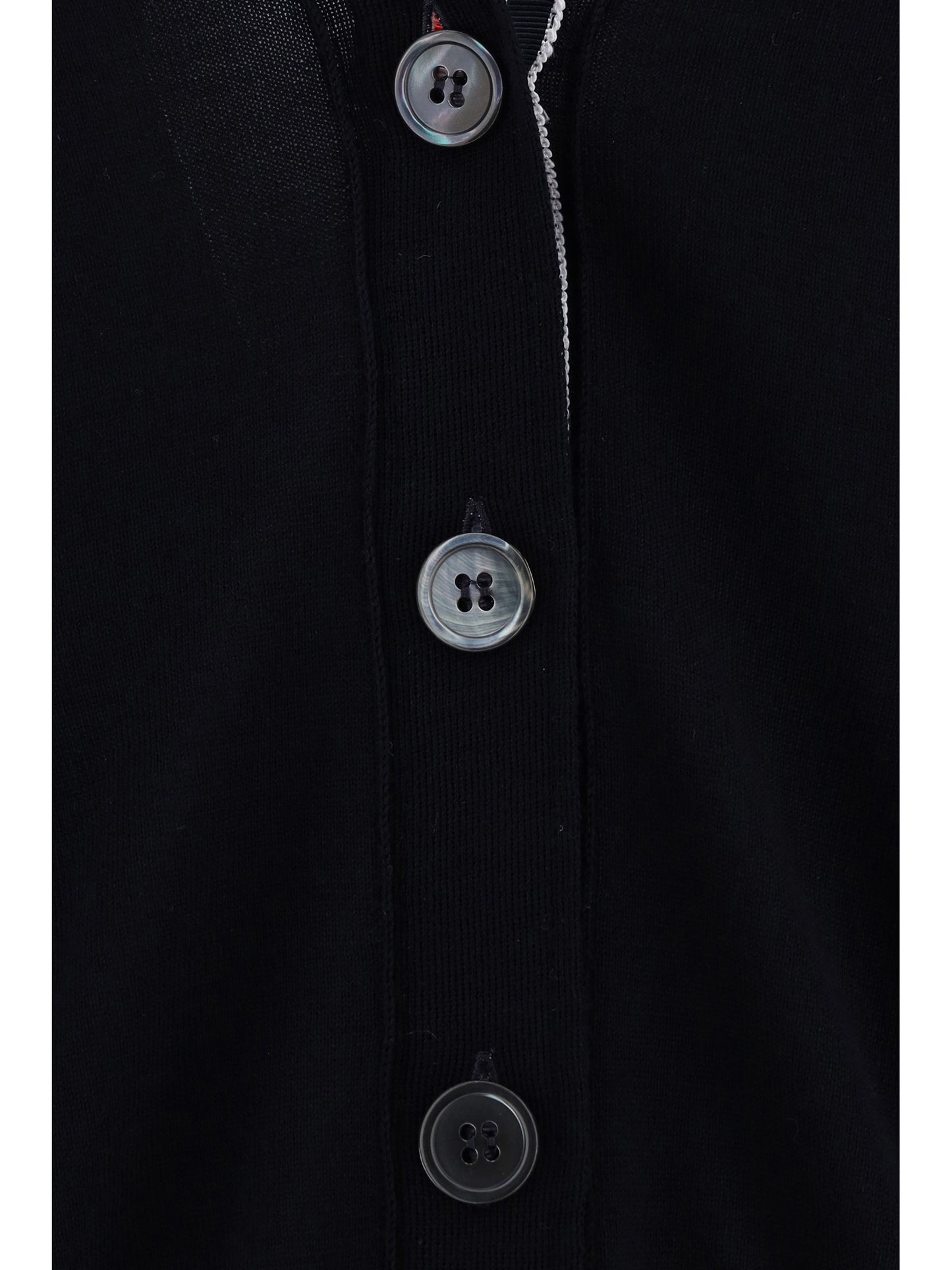 THOM BROWNE Merino Wool Cardigan