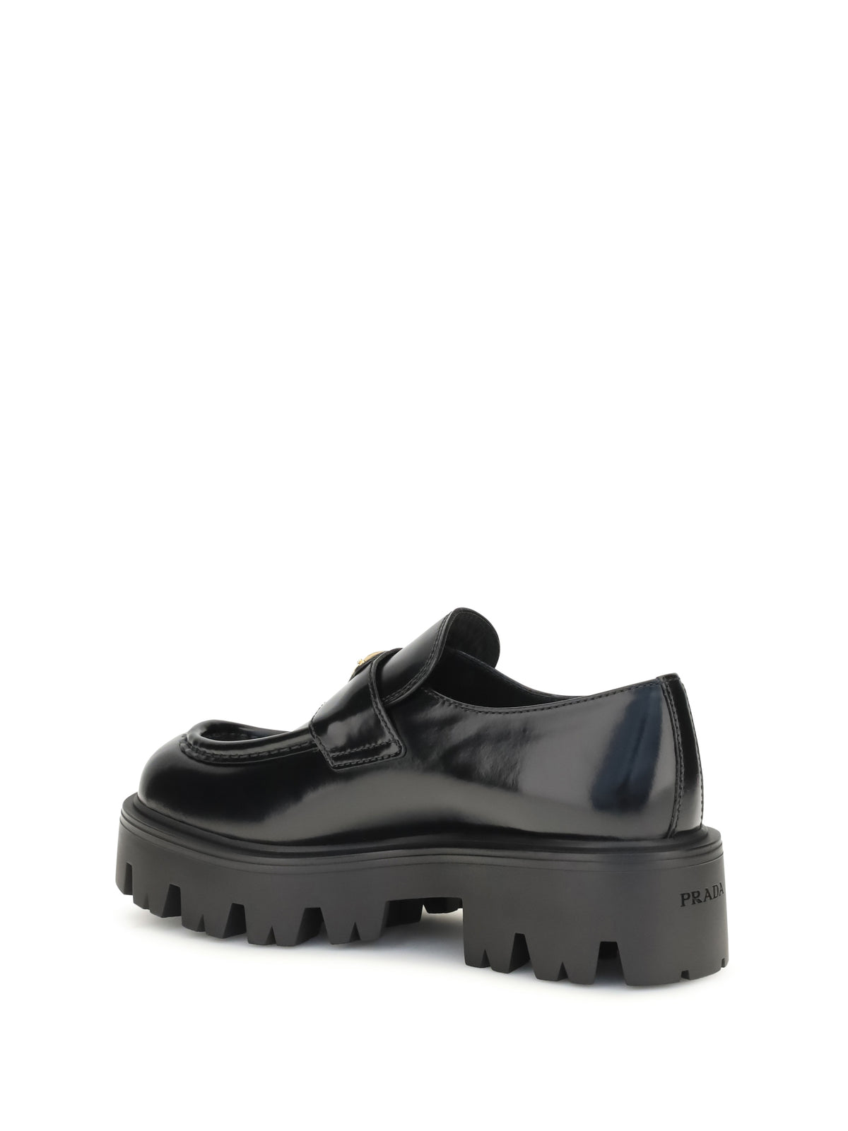 Prada Brushed leather Loafers - Black
