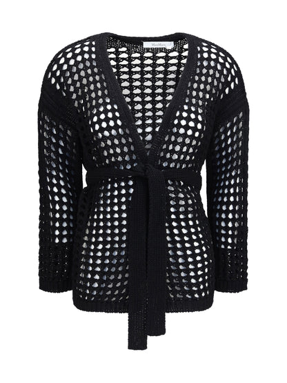Max Mara Pure Knitted Cardigan - Black