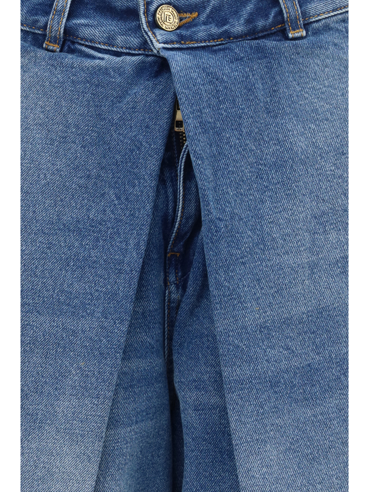 Balmain Barrel denim Jeans - Bleu Jean