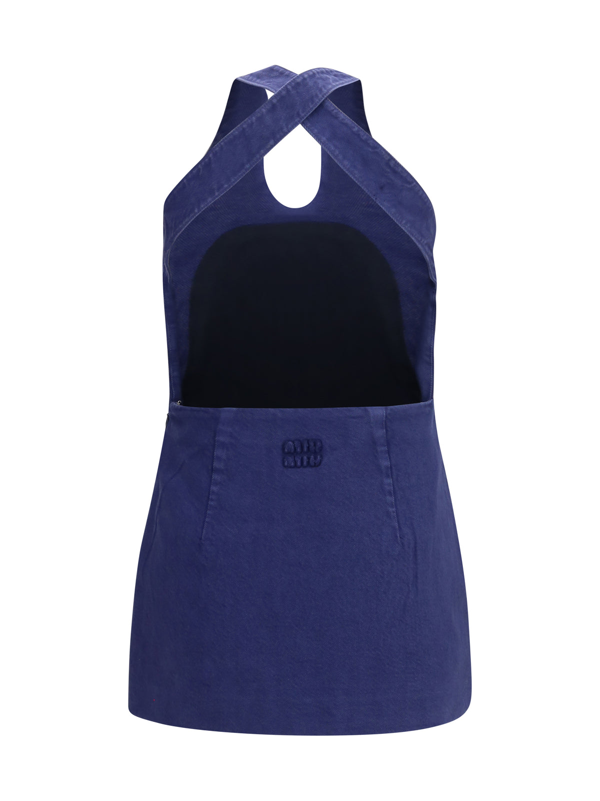 Miu Miu Short cotton Dress - Inchiostro