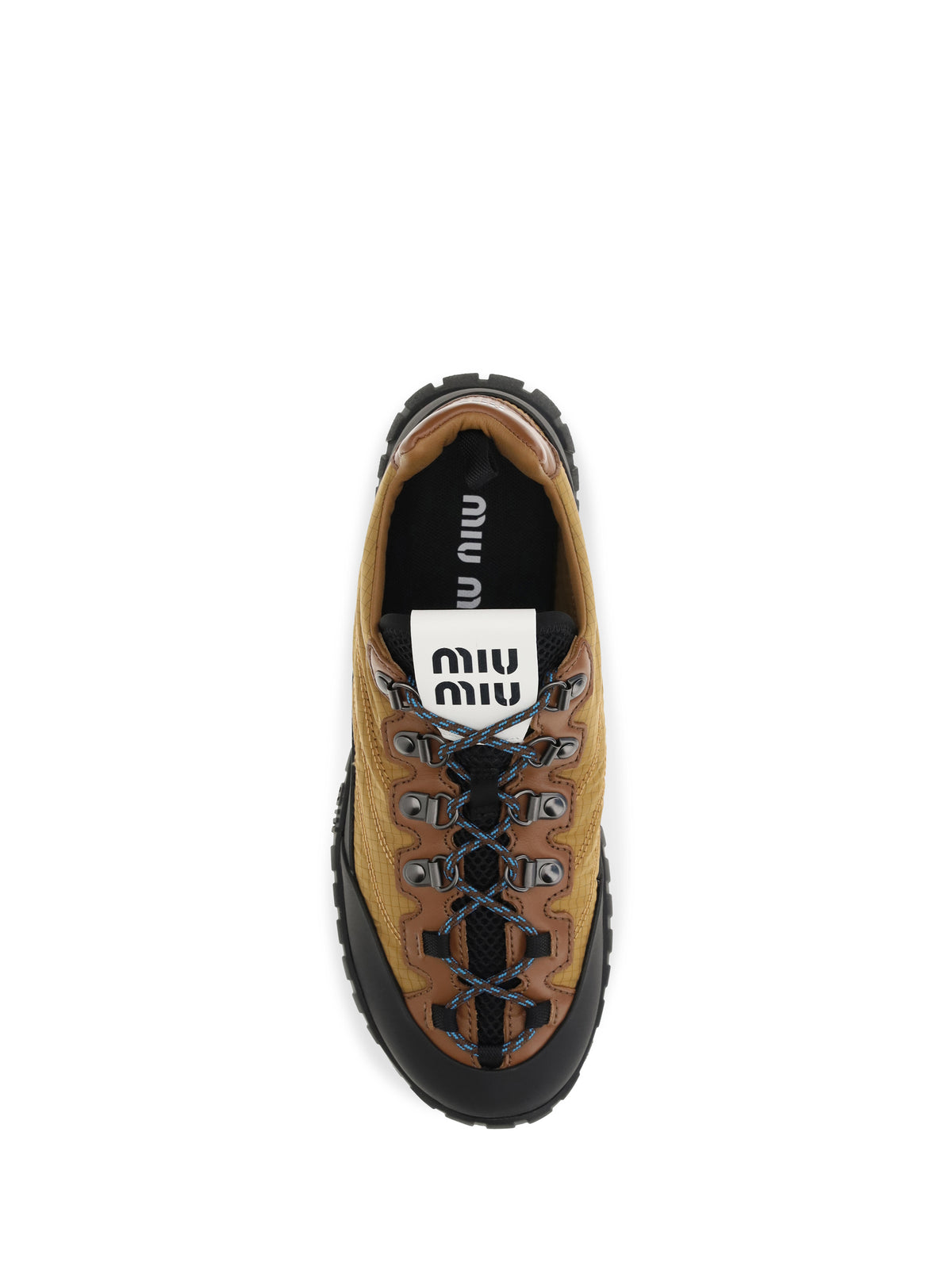 Miu Miu Ripstop Sneakers - Mustard