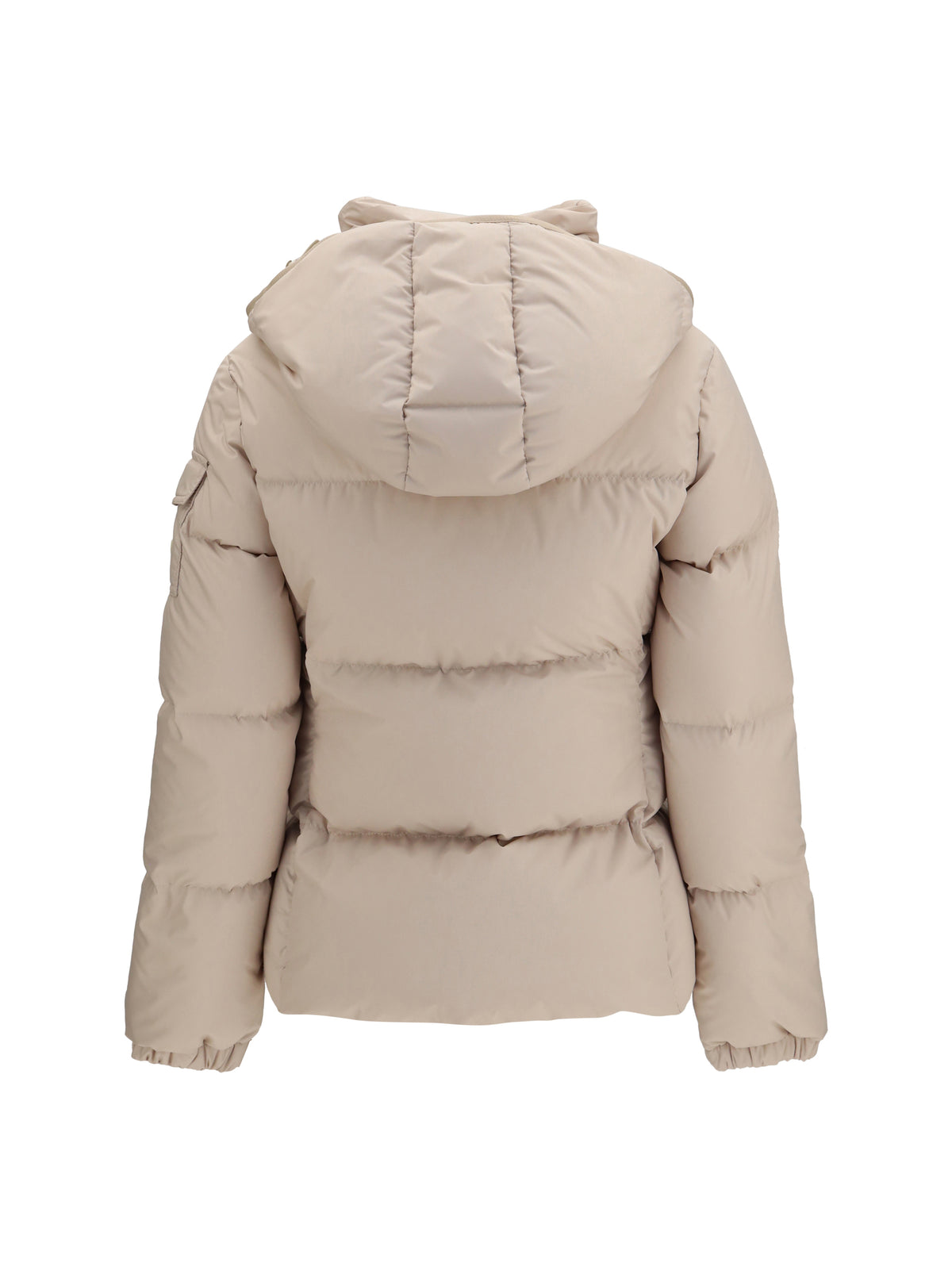 Moncler Fourmines Hooded Short Down Jacket - Beige