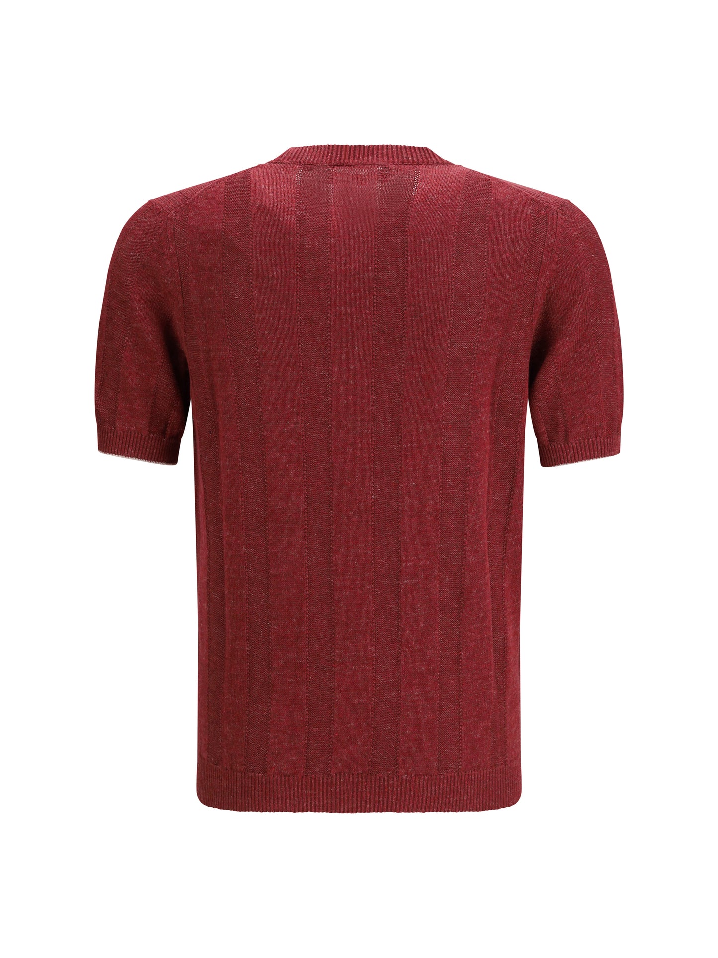 BRUNELLO CUCINELLI Short-sleeve knitted Top
