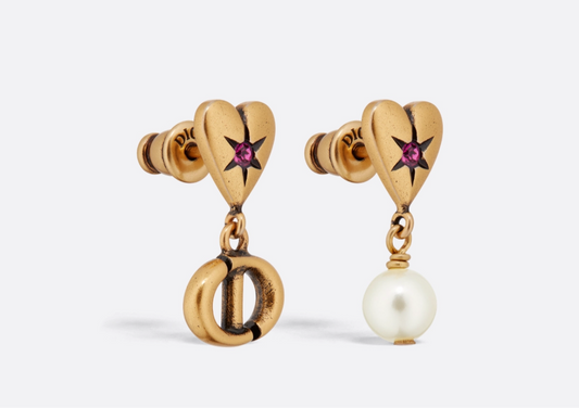 Dior Lucky Charms Earrings Gold